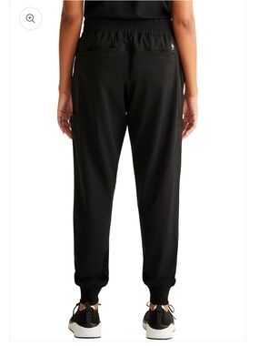 Healing Hands HH Works Women's Scrub Drawstring Jogger Pants in Black Size Small